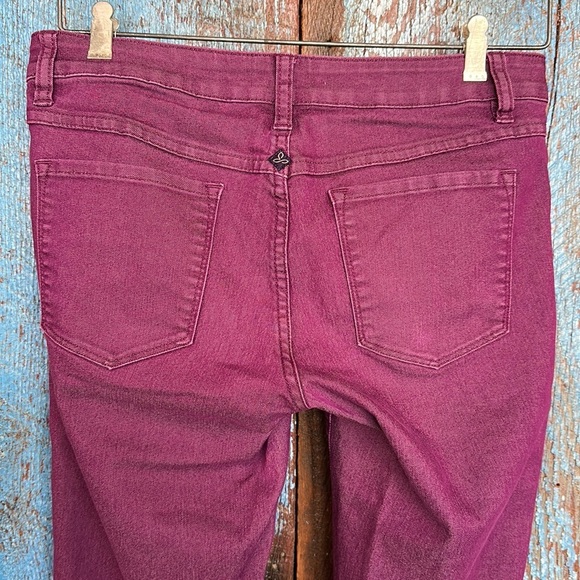 Prana Kara Slim Fit Purple Stretch Jean Size 6 - Picture 5 of 5